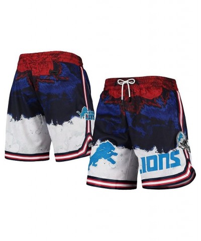 Men's Navy, Red Detroit Lions Americana Shorts $46.20 Shorts