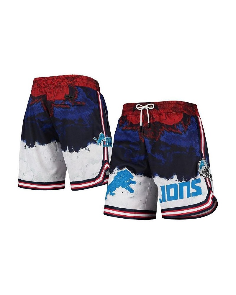 Men's Navy, Red Detroit Lions Americana Shorts $46.20 Shorts