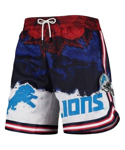 Men's Navy, Red Detroit Lions Americana Shorts $46.20 Shorts