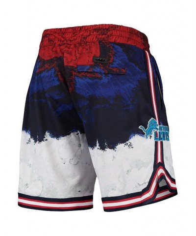 Men's Navy, Red Detroit Lions Americana Shorts $46.20 Shorts