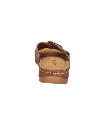 Women's Bloomer Slide Sandals Tan/Beige $26.00 Shoes