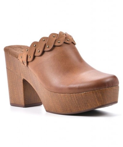 Women's Toss Up Clogs Tan/Beige $48.45 Shoes