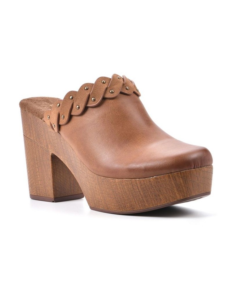 Women's Toss Up Clogs Tan/Beige $48.45 Shoes