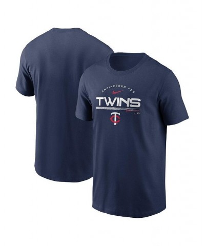 Men's Navy Minnesota Twins Team Engineered Performance T-shirt $27.99 T-Shirts