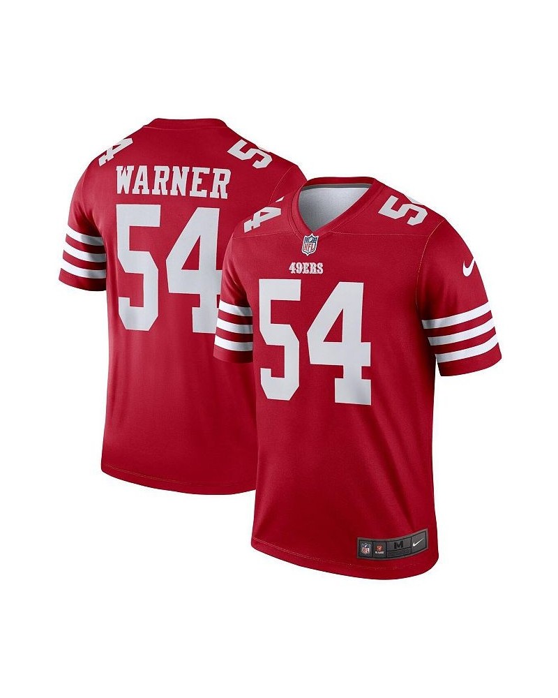 Men's Fred Warner Scarlet San Francisco 49ers Legend Jersey $34.00 Jersey