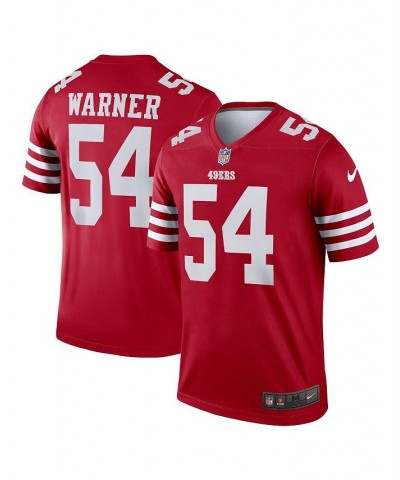 Men's Fred Warner Scarlet San Francisco 49ers Legend Jersey $34.00 Jersey