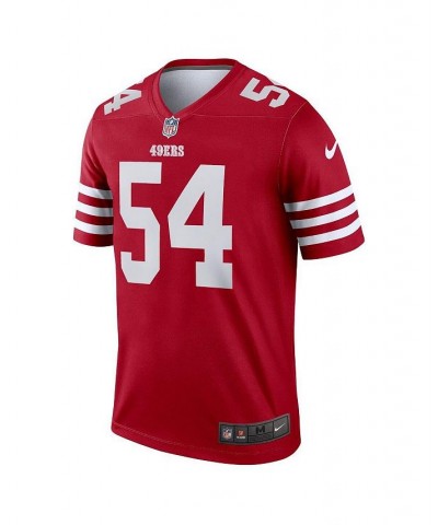 Men's Fred Warner Scarlet San Francisco 49ers Legend Jersey $34.00 Jersey