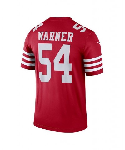 Men's Fred Warner Scarlet San Francisco 49ers Legend Jersey $34.00 Jersey