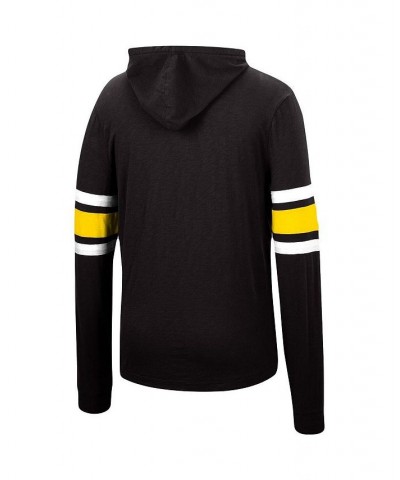 Men's Black Iowa Hawkeyes Lebowski Hoodie Long Sleeve T-shirt $26.99 T-Shirts