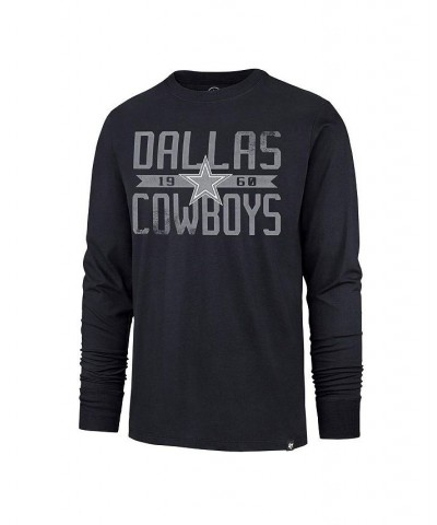 Men's Navy Dallas Cowboys Wide Out Franklin Long Sleeve T-shirt $25.00 T-Shirts