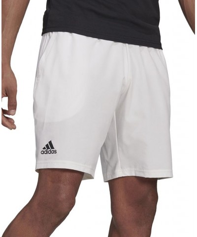 Men's Club Stretch-Woven Tennis Shorts White $22.55 Shorts