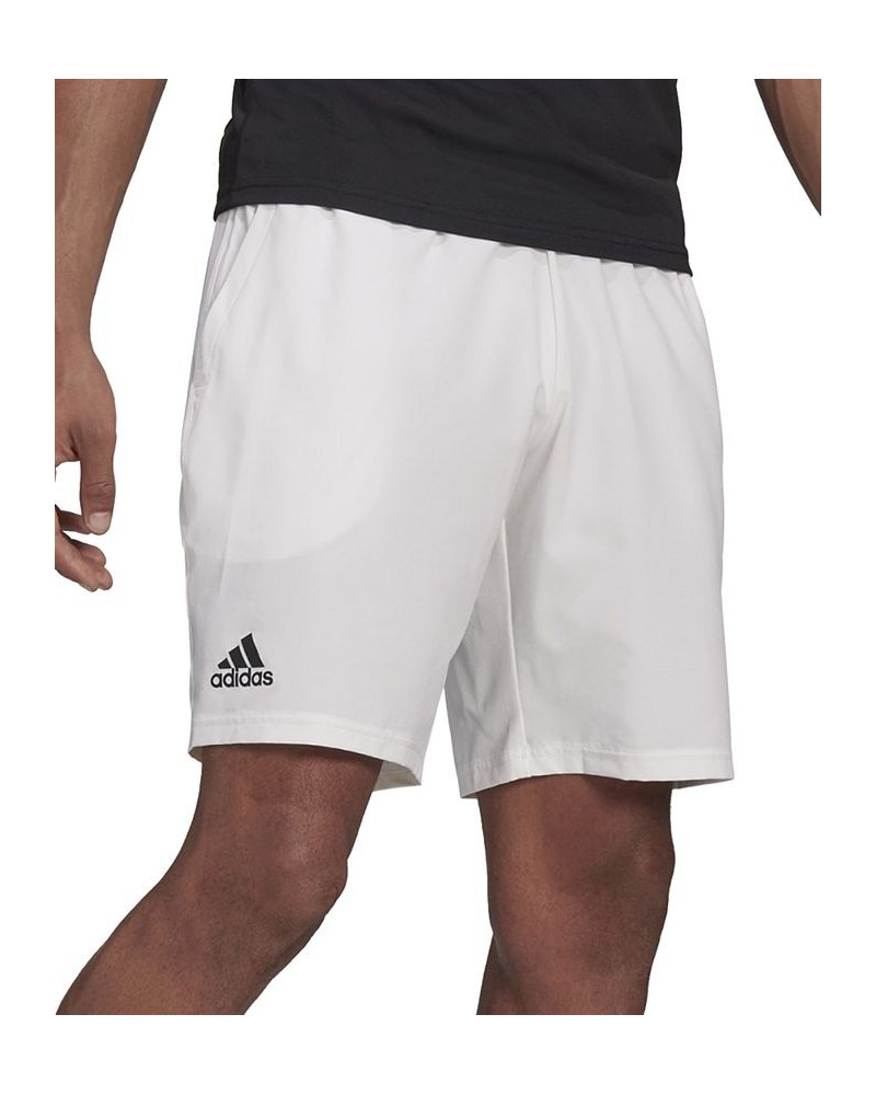 Men's Club Stretch-Woven Tennis Shorts White $22.55 Shorts