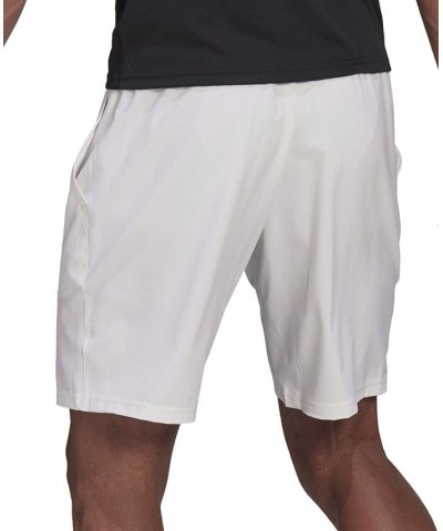 Men's Club Stretch-Woven Tennis Shorts White $22.55 Shorts