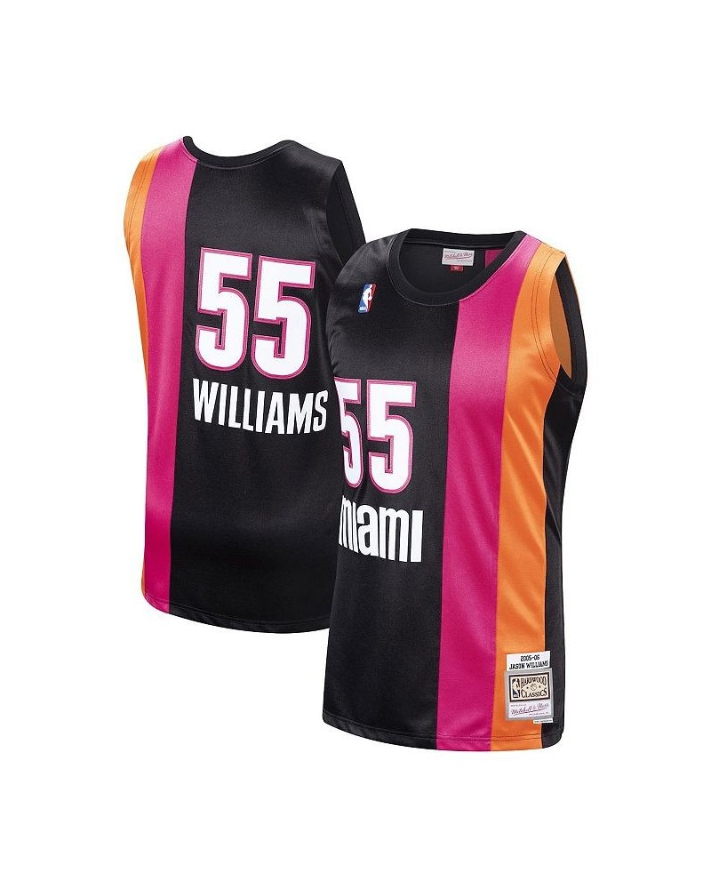 Men's Jason Williams Black Miami Heat 2005-06 Hardwood Classics Swingman Jersey $41.07 Jersey