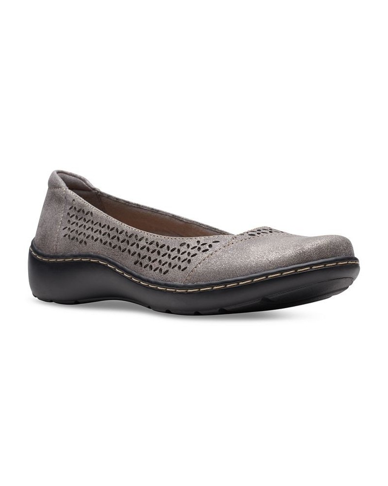 Women's Cora Iris Slip-On Flats Gray $38.00 Shoes