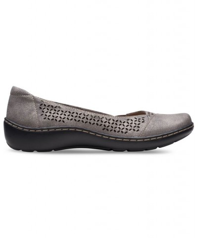 Women's Cora Iris Slip-On Flats Gray $38.00 Shoes