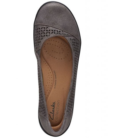 Women's Cora Iris Slip-On Flats Gray $38.00 Shoes