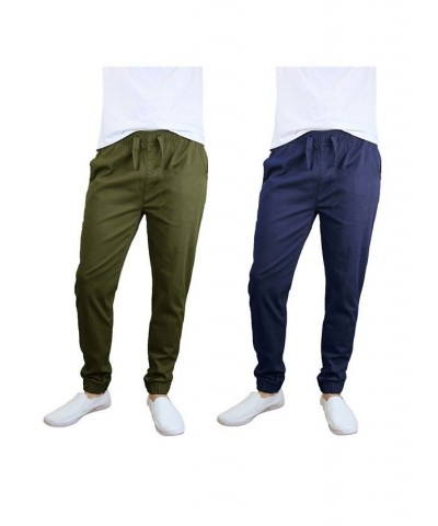 Men's Basic Stretch Twill Joggers, Pack of 2 PD11 $30.50 Pants