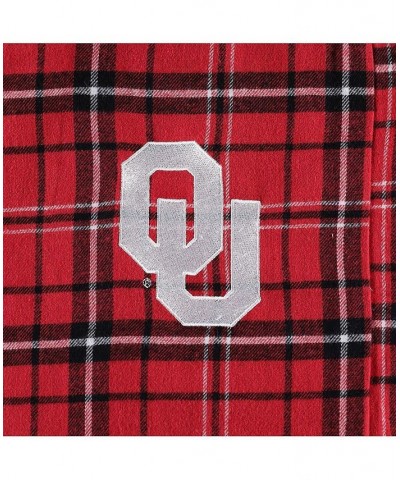 Men's Crimson Oklahoma Sooners Big and Tall Plaid Pants Sleep Set $41.65 Pajama