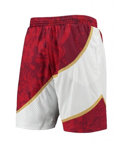 Men's Red Atlanta Hawks Hardwood Classics Lunar New Year Swingman Shorts $59.40 Shorts