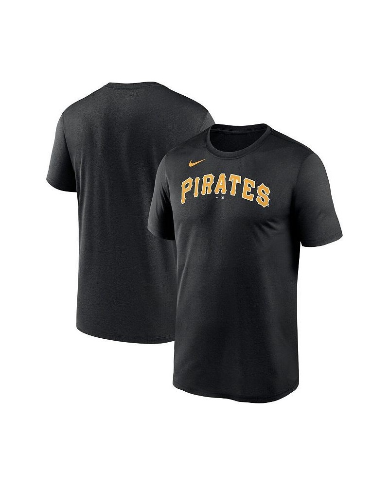 Men's Black Pittsburgh Pirates New Legend Wordmark T-shirt $29.99 T-Shirts