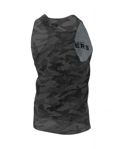 Men's Black, Gray Las Vegas Raiders Reversible Mesh Tank Top $20.00 T-Shirts