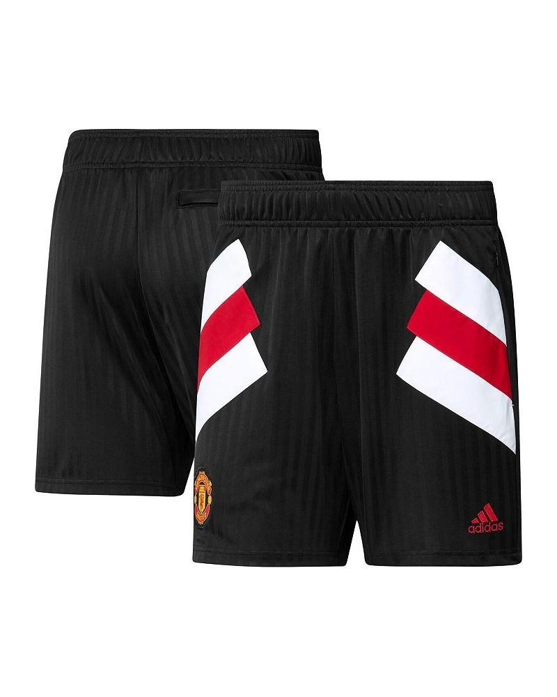 Men's Black Manchester United Football Icon Shorts $33.14 Shorts