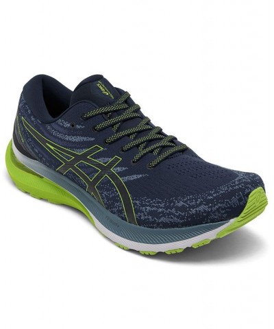 Men's GEL-Kayano 29 Running Sneakers Midnight, Lime Z $59.50 Shoes
