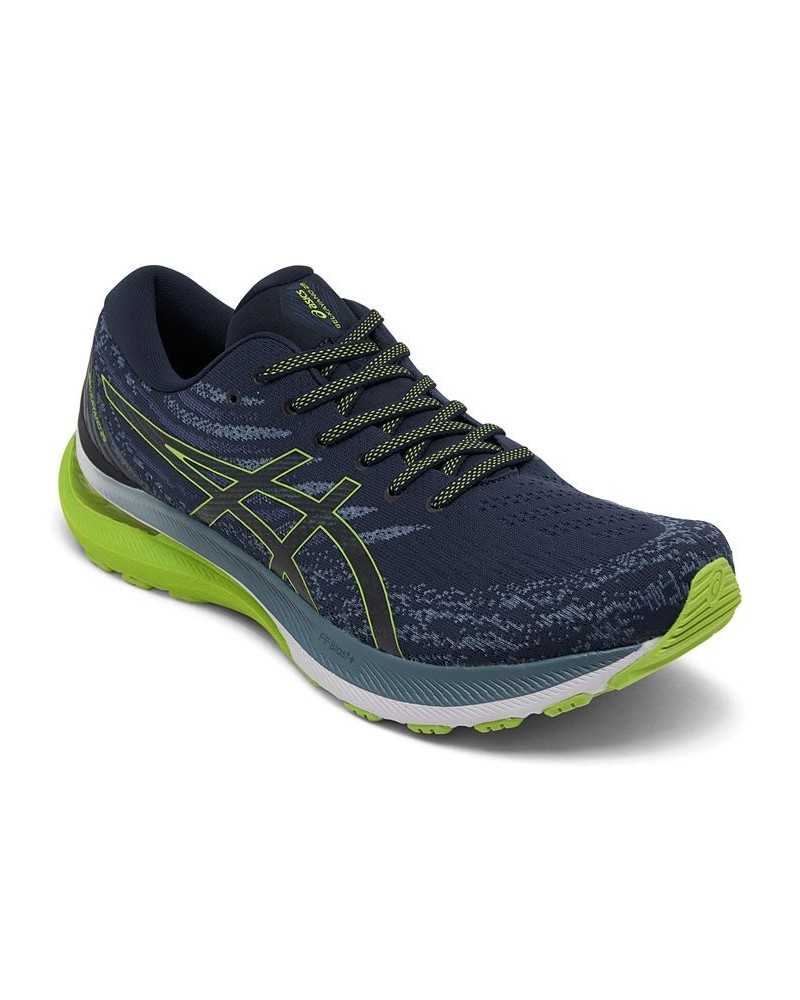 Men's GEL-Kayano 29 Running Sneakers Midnight, Lime Z $59.50 Shoes