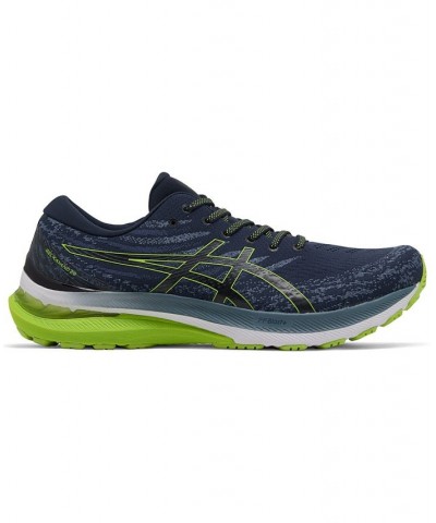 Men's GEL-Kayano 29 Running Sneakers Midnight, Lime Z $59.50 Shoes