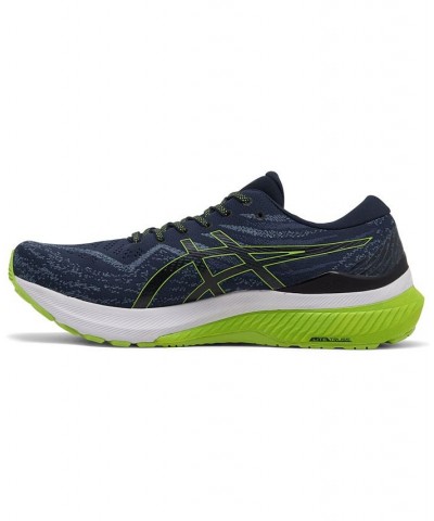 Men's GEL-Kayano 29 Running Sneakers Midnight, Lime Z $59.50 Shoes