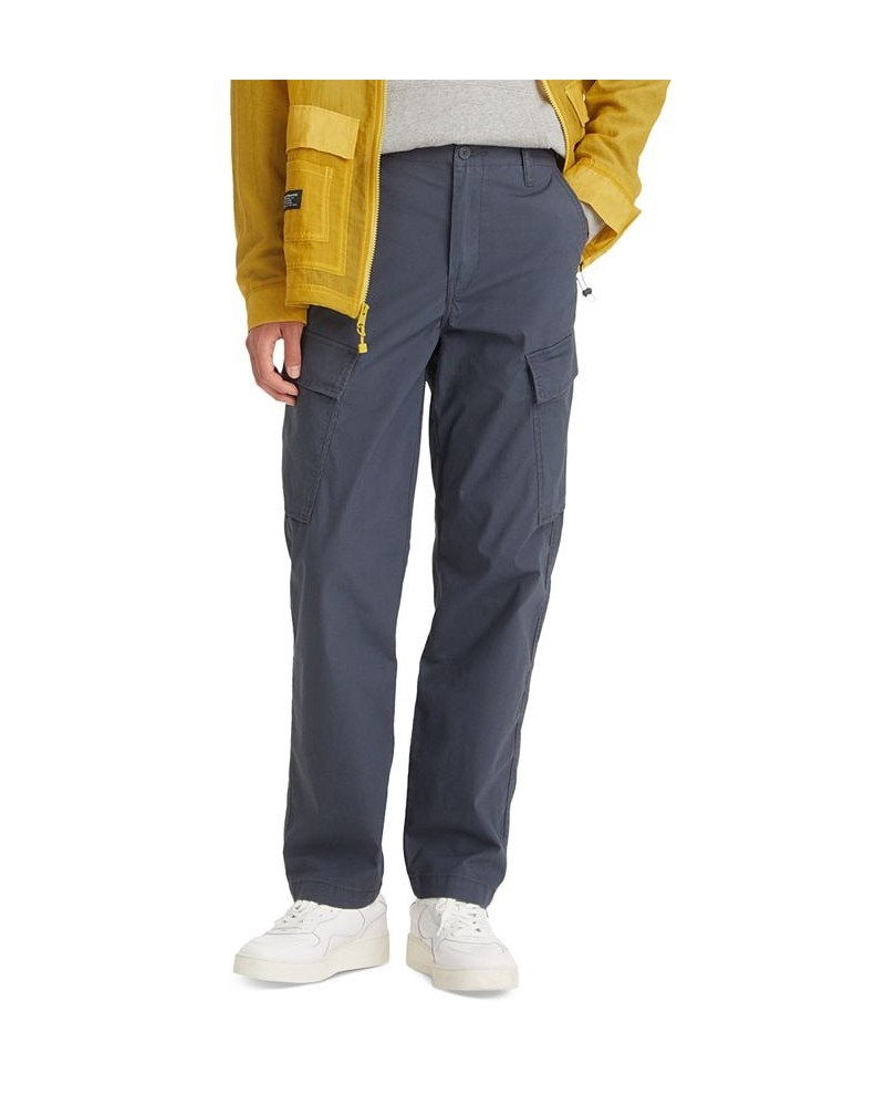 Men XX Standard Taper Relaxed Fit Cargo Pants Blue $32.90 Pants