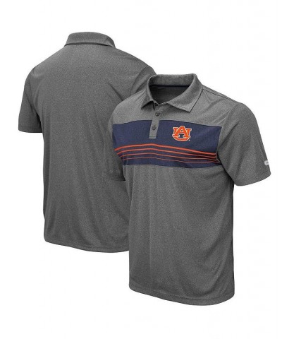 Men's Heather Charcoal Auburn Tigers Smithers Polo Shirt $20.39 Polo Shirts