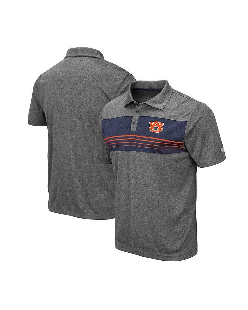 Men's Heather Charcoal Auburn Tigers Smithers Polo Shirt $20.39 Polo Shirts