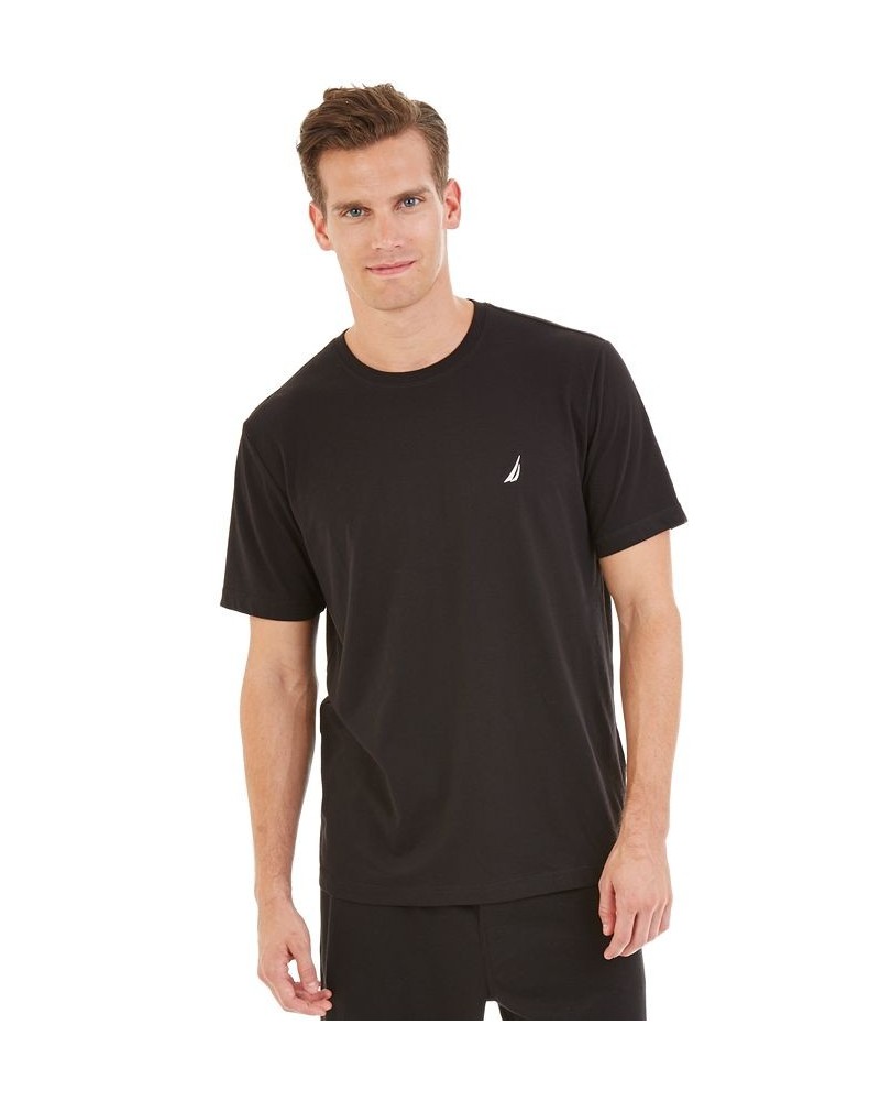 Men's Knit Pajama T-Shirt True Black $12.50 Pajama