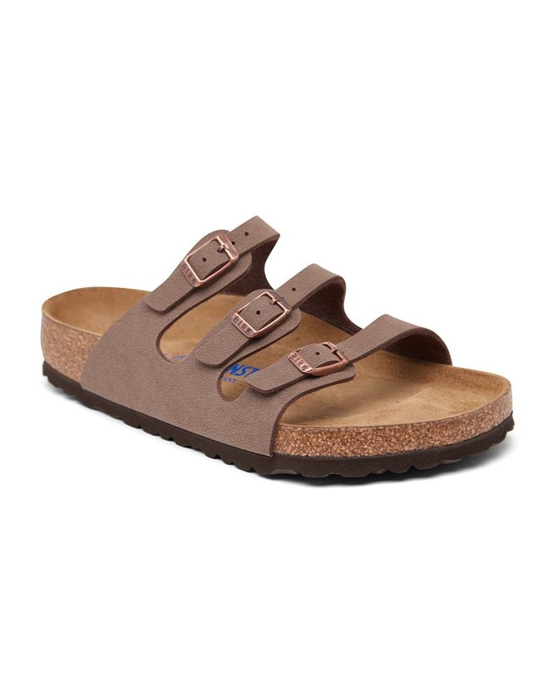 Women's Florida Birkibuc Nubuck Soft Footbed Sandals $41.60 Shoes