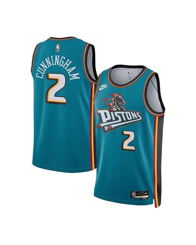 Men's Cade Cunningham Teal Detroit Pistons 2022/23 Swingman Jersey - Classic Edition $52.99 Jersey