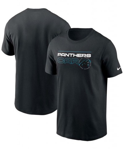 Men's Black Carolina Panthers Broadcast Essential T-shirt $22.79 T-Shirts