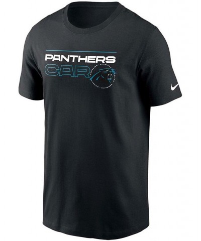 Men's Black Carolina Panthers Broadcast Essential T-shirt $22.79 T-Shirts