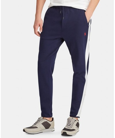 Men's Big & Tall Soft Cotton Active Jogger Pants Blue $59.40 Pants
