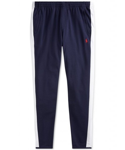 Men's Big & Tall Soft Cotton Active Jogger Pants Blue $59.40 Pants