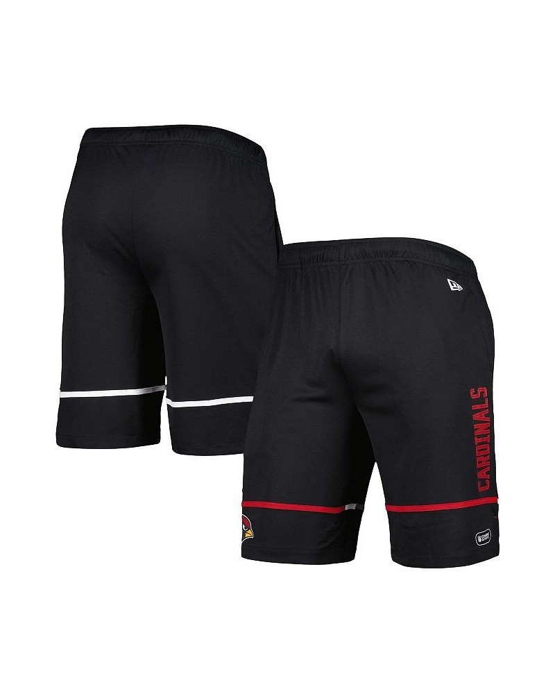 Men's Black Arizona Cardinals Combine Authentic Rusher Training Shorts $24.50 Shorts