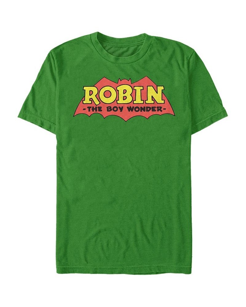 DC Men's Batman Robin The Boy Wonder Logo Short Sleeve T-Shirt $14.00 T-Shirts