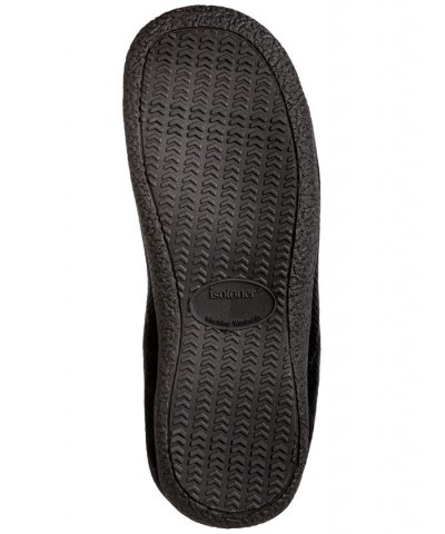 Men's Corduroy Hoodback Slipper Black $18.36 Shoes