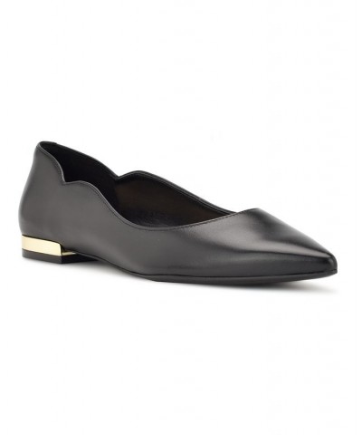 Women's Lovlady Pointy Toe Slip-on Dress Flats Black $39.60 Shoes