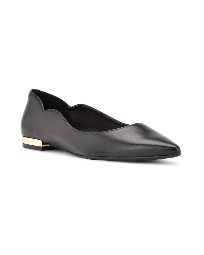 Women's Lovlady Pointy Toe Slip-on Dress Flats Black $39.60 Shoes