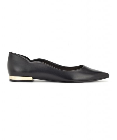 Women's Lovlady Pointy Toe Slip-on Dress Flats Black $39.60 Shoes