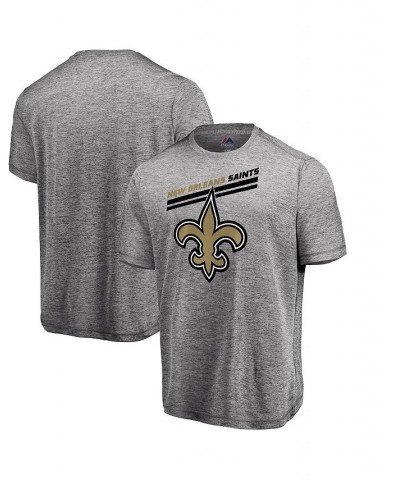 Men's Heather Gray New Orleans Saints Showtime Pro Grade Cool Base T-shirt $19.78 T-Shirts