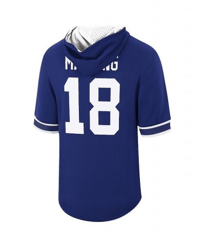Men's Peyton Manning Royal Indianapolis Colts Retired Player Mesh Name and Number Hoodie T-shirt $57.20 T-Shirts