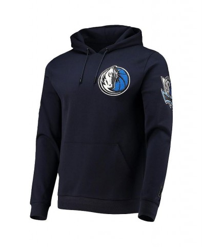 Men's Navy Dallas Mavericks Chenille Team Pullover Hoodie $45.08 Sweatshirt